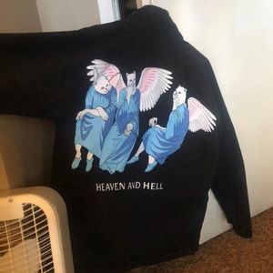 Black Rip and Dip Jacket